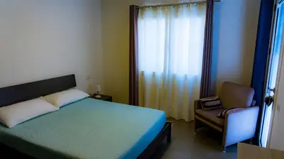 Letto o letti in una camera di B&B Montrabu