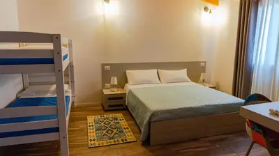 Letto o letti in una camera di B&B Montrabu
