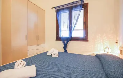 Letto o letti in una camera di Beautiful Apartment In Costa Rei -Ca-