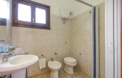 Bagno di Beautiful Apartment In Costa Rei -Ca-
