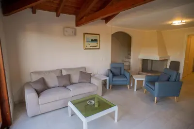Area soggiorno di villa Giulia