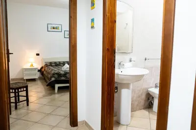 Bagno di Casa Matilda Villasimius, 7 posti, 3 stanze, doppio giardino
