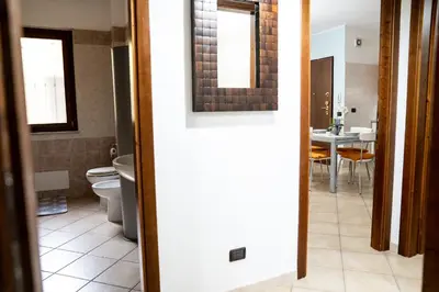 Bagno di Casa Matilda Villasimius, 7 posti, 3 stanze, doppio giardino