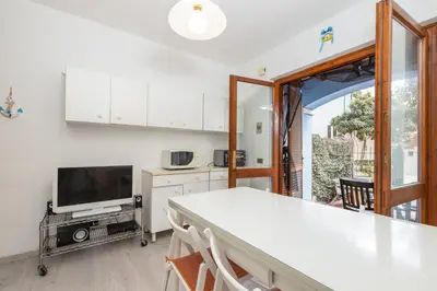 Cucina o angolo cottura di Casa Raftin