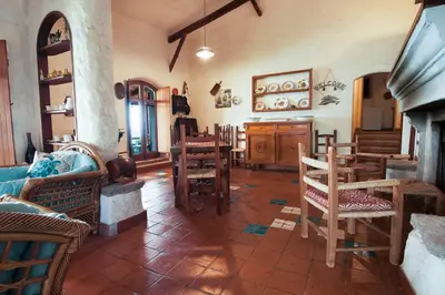 Area soggiorno di Villa San Marco - Casa esclusiva nel Sinis