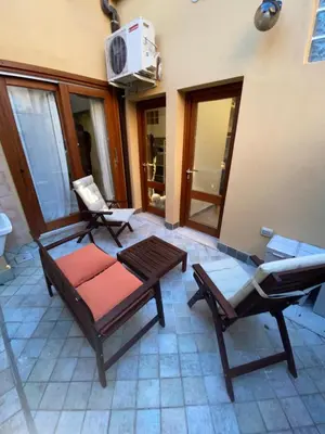 Area soggiorno di Zen Beach Home