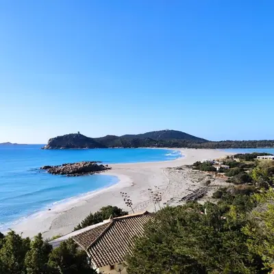 Paesaggio naturale nelle vicinanze della villa