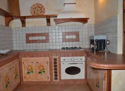 Cucina o angolo cottura di Casa Nicola