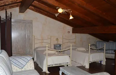 Area soggiorno di Casa Nicola