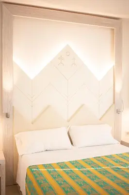 Letto o letti in una camera di Tabernabè