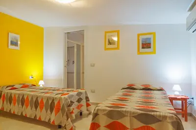 Letto o letti in una camera di CASA DORIA