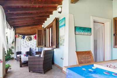 Area soggiorno di Casa Hedera with pool