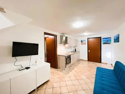 TV o dispositivi per l'intrattenimento presso Villa del Moro, FREE WIFI, 300mt from Sinzias' Beach