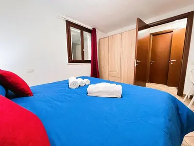 Letto o letti in una camera di Villa del Moro, FREE WIFI, 300mt from Sinzias' Beach