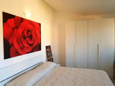Letto o letti in una camera di Borgo San Giorgio