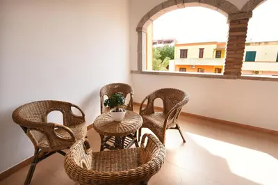 Area soggiorno di Affittacamere La Suite dei Graniti