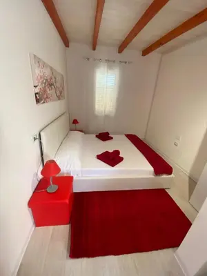 Letto o letti in una camera di Dependance