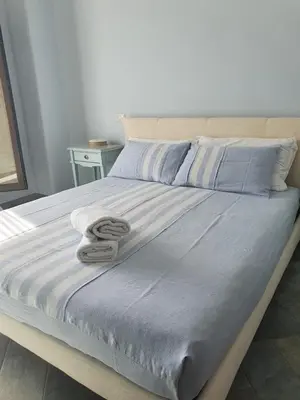 Letto o letti in una camera di Villino del Pepe Rosa