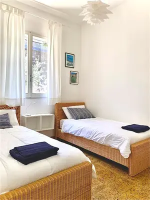 Letto o letti in una camera di Da u Franchin