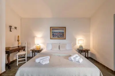 Letto o letti in una camera di Villa Mistral