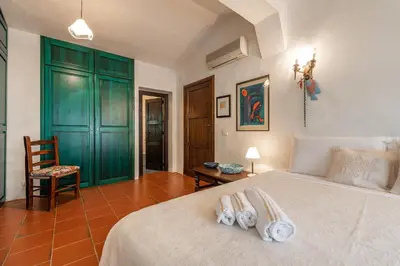 Letto o letti in una camera di Villa Mistral