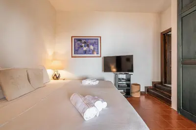 Letto o letti in una camera di Villa Mistral