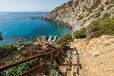 Paesaggio naturale nelle vicinanze della villa