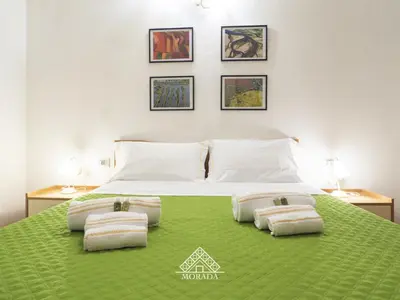 Letto o letti in una camera di Casa Mazzini - Morada