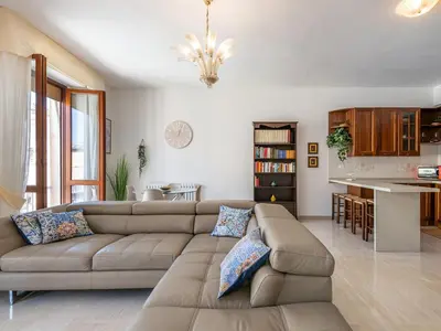 Area soggiorno di Apartment on Shopping street