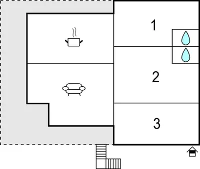 Planimetria di Nice Apartment In Villaurbana With Wifi