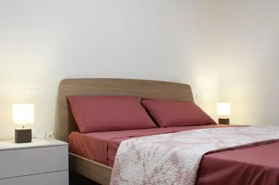 Letto o letti in una camera di Casa Mari