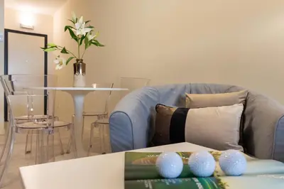 Area soggiorno di Studio Apartments Boutique Al Bastione di Cagliari