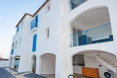 Balcone o terrazza di White & Blue