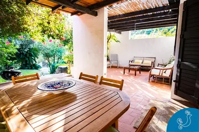 Area soggiorno di Villa Valeria - Charming house close to the beach