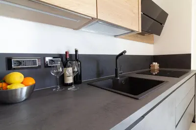 Cucina o angolo cottura di Istai Poetto Apartment