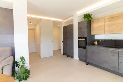Cucina o angolo cottura di Istai Poetto Apartment