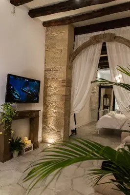 Letto o letti in una camera di Arc Home