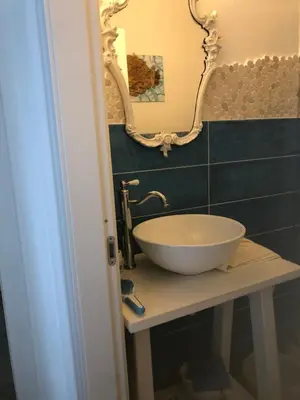 Bagno di Luxury& Charme vista mare Sardinia House