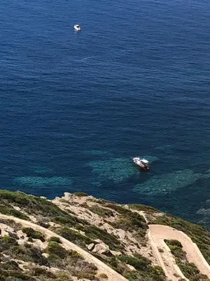 Paesaggio naturale nelle vicinanze della villa
