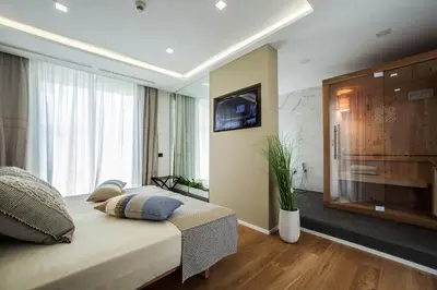 TV o dispositivi per l'intrattenimento presso NOHA Lifestyle Hotel - Adults Only