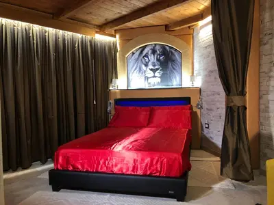 Letto o letti in una camera di Villa Max&Lory