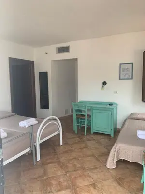 Letto o letti in una camera di Cort'e Nastasj