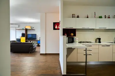 Cucina o angolo cottura di Casa Rosita Spazio Comfort e Relax 130mq con 3 Camere