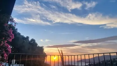Paesaggio naturale nelle vicinanze della villa