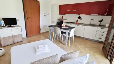 Cucina o angolo cottura di Welcomely - La Terrazza sul Faro