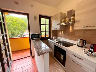 Cucina o angolo cottura di Appartamento con vista mare a Terramala