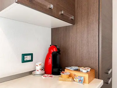 Set per la preparazione di tè e caffè presso 10 minuti dal mare- Casa Vacanze Martina