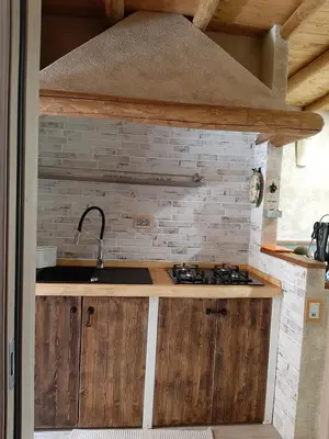 Cucina o angolo cottura di Villa Michela
