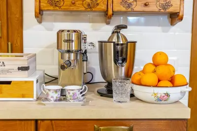 Set per la preparazione di tè e caffè presso B&B ANTICA KALAGONIS