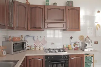 Cucina o angolo cottura di B&B Il Mirto